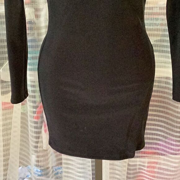 ASTR The Label Margaux Black Choker Mini Dress Women’s XS Bodycon - Picture 6 of 9